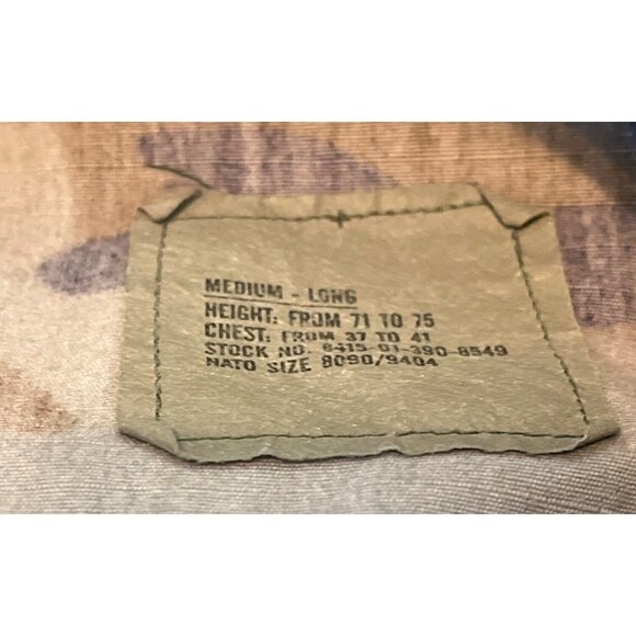 Military Camouflage Set Jacket Medium Tactical Combat & Pant Small BDU - Picture 11 of 12